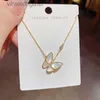 High -end Vancelfe merkontwerper ketting populair zoet hoog gevoel unieke vlinder fritillary ketting mode trendy designer merk sieraden