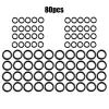 40/80pcs/set M22 1/4" 3/8" O-Rings For High Pressure Washer Hose Quick Disconnect Connector Rubber Washer