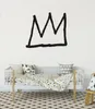 Basquiat Crown Wall Decal Art Decor Decor Decorting House House Warming Gift Decoration Chambre لغرف المعيشة B477 2012016358022