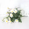 Fiori decorativi piante artificiali 35 cm fiore solare colorato piccolo daisy seta casa decorazione del giardino chrysanthemum matrimonio fai da te festa fai da te