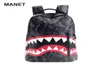 PU Shark Designer Bag 156Inch Grid Luxury рюкзак для мужчин с большими возможностями, Mods Travle Mochilas Escolar8635230