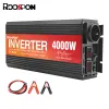 RddSpon Pure Sine Wave Inverter 3000W 4000W DC 12V 24V till AC 220V 50Hz 60Hz Portable Power Bank Spänningsomvandlare Solaromvandlare