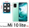 Lentille en verre de caméra arrière arrière d'origine avec autocollant de colle pour xiaomi mi 10t note 10 pro lite 5g redmi note 9 6 pro max 9s 8t 10 9t