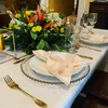 10pc Satin tissu tissu napkins Silk Napkins for Thanksgiving Restaurant Supplies Table à manger Mariage Christmas Décorez