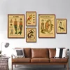 Anatomie de la sirène Affiche Bird Curious Creatures Kraft Paper Imprimés Home Room Home Cafe Bar Art Art Mall Decor Peinture esthétique