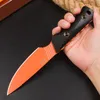 Orange 15600or Raghorn Fixed Blade Knife D2 Blade Santoprene Handtag 15600 eller Survival Pocket Knives Outdoor 15600-01 15017 Camping Hunting EDC Tools