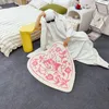 Kunst minimalistische herzförmige Bodenmatte Badezimmertür Schnelltrockne trockene Matten bequeme weiche Schlafzimmer Teppich Couchtisch Teppiche Tapete