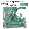 Moderkort KOCOQIN CN0NV2JC 0NV2JC NV2JC LAPTOP MOMERBOARD FÖR DELL INSPIRON 14 3465 15 3565 CORE A69200 AM9200 MAINBOARD 168081