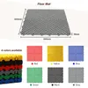 Interlocking Plastic Garage Floor Tiles, Modular Rubber, Heavy Duty, Industrial for Warehouse, Plastic Flooring Mats