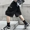 Men's Shorts HKSH Summer Dark Multi Pocket Tactical Techwear Functional Chic Tide Trendy Ins Knee Length Pants Capris HK0701