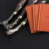 Yorkshine Leder Edger handgefertigtes Leathercraft -Werkzeug DIY Verstellbarer Edge -Rillen -Presseer Multifunktionaler Sciber mit Walnussgriff