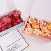 Dekorativa blommor Blommatillbehör Naturan Plant Torkat Materialpaket Diy Wax Slice Present Box Epoxy Harts Smycken Makan