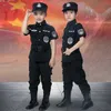 Policemen costumi per bambini cosplay per bambini vestiti uniformi della polizia dell'esercito set di uniformi da performance da combattimento a maniche lunghe