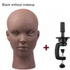 New Female Bald Mannequin Head con stand per scegliere la cosmetologia Esercitarsi addestrando Manikin Head per fare le parrucche per acconciatura.