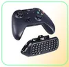 24G Mini Bluetoothe sem fio Chatpad Mensagem de teste QWERTY Teclado para os teclados do controlador Xbox One Slim Receiver USB Receiver2627224