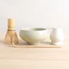 Tee -Sets luwu 4pcs/set Keramik braune Matcha -Tee -Set -Schüssel für Accessoires 250 ml