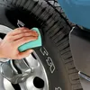 2PC Universal Tire Shine aplikator woskowania gąbka gumowa gumowa polerowanie narzędzia czyszczenia samochodu