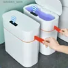 Avfallsfack 13/15L Smart Trash Can Automatic Packinsensor Arbae Bin Kitchen Badrum Waterproof Arbae Cube Cleanin Tools DustBin L49