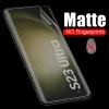 1/4PCS Frosted Matte Soft Hydrogel Film For Samsung Galaxy S23 S 23 Ultra Plus S23+ Anti-Fingerprint Protective Film Not Glass