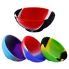 Bouteilles de rangement bol à conteneurs en silicone domestique 50 mm accessoires fumeurs multicolores