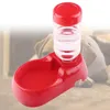 350 ml Pet Dog Cat Food Water Dispenser Bottle redskap Plastmatare Skål Katt Katten Dricker Fontänskål för hund husdjursmaterial