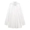 Sıradan elbiseler gkyocq fransız zarif kadınlar elbise niş tasarım kamisole v yakalı bir çizgi katmanlı eşleşen uzun kollu beyaz gömlek takım elbise