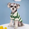 Vêtements pour chiens polo mignon vêtements d'été Vêtements décontractés pour un petit grand chat t-shirt chihuahua pug costumes yorkshire