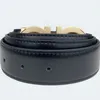 Luxury designer Belt G Buckle Fashion Genuine Leather Women Belts For men Letter Double Big gold classical288j