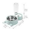 Blue Do Dog Cat Bowl Fountain Automatic Food Water Feeder Behälter für Katzen Hunde trinken Haustier Artikel