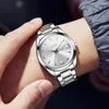 Montre-bracelets Taxau Classic Man Quartz Watch en acier inoxydable étanche pour les hommes Luxury Luxury High Quality Watches Match Top Brand