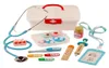 Enfants faisant semblant de jouer au docteur toys enfants kit médical en bois simulation de simulation de médecine coffre pour enfants kits de développement d'intérêt LJ201018360990