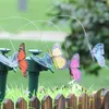Trädgårdsdekorationer solfjäril dekorativ för trädgårdsmeddelar uteserverade ornament