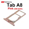 Pièces de remplacement du plateau SIM 1PCS pour Samsung Galaxy Tab A8 SM-X205 X200 10.5 "MicroSD Carte Slot Slot