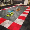 Tiles de plancher de garage en plastique entrelacer PVC Garage Planchers Planchers en plastique pour lavage de voiture / Atelier / Atelier