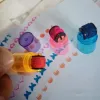 Diverse frimärken för barn Selfink Stamps Children Toy Stamps Smiley Face Scrapbooking DIY Målning Fotoalbum Dekor