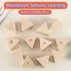 Montessori Sound Association en bois Toys Enfants Big Block Poids Sensory Mémoire de mémoire Paroisse Perceptual Apprentissage