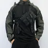 حقائب الخصر Techwear Punk Hip Hop Chest Bag تكتيكي Cobra Belt Men نساء متعددة الوظائف شارع غير رسمي رياضة Crossbody حبال