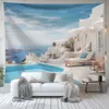 Hanging Island Series Background Tapasts Tapestry Tissy moderne modern simple Home Decoration Salon Room Bedroom Wall Tapstances Personnalisation R0411