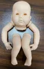 Mini kit de muñecas Reborn de 10 pulgadas Mina Triplete Piezas de muñecas inacabadas con cuerpo y ojos Kit en blanco Drop envío