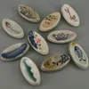Manças de cerâmica rural de gabinete de estilo nórdico gaveta botões
