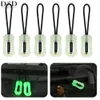 2/10pcs Zipper auto-lumineux tire le cordon Extender PVC Clider Head Diy Réparation Kit de réparation