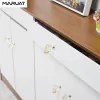 Skull Design Crystal Glass Knobs Cupboard Drawer Pull Kitchen Cabinet Door Wardrobe Handles Hardware American Trend Pulls