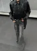 女子ジーンズ高品質のレトロバギーポケットカーゴパンツカジュアルストリートウェアフルレングスズボン2000年代美学ゴシックデザイン