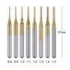 0,8mm-3.175mm titanbelagd karbidfräsande skärare Gravering Kantskärare CNC Router Bits End Mill for PCB Machine