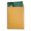 Geschenkverpackung 50pcs Katalog Mailingumschlag leer ohne Wort dicke gelbe Kraftpapierbeutel 4.3x6,8 Zoll/110 x 175 mm