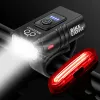 Luz de bicicleta T6 Frente LED frontal USB Recarregável MTB Mountain Bicycle Lamp 1000lm Bike faróis lanterna de ciclismo Scooter Tail