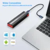 Obudowa M.2 NVME OBUDANIE USB3.1 GEN2 10 GBPS SSD NVME M2 Case M 2 do narzędzie adaptera USB Bezpłatne pudełko zewnętrzne dla 2230 2242 2260 2280 M2 NVME