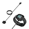 Smart Watch Charger Magnetic Charging Dock pour Fitbit Versa 3 USB Fast Charging Cable Power Cradle pour Fitbit Sense / Versa3