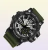 スポーツGウォッチデュアルタイムメンズウォッチ50mの防水男性時計男性のための軍事時計衝撃的なスポーツ時計ギフトx05248677954