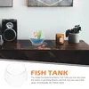 Grote decoratieve vaasglazen kom aquarium transparante bloempot ronde vissen hydrocultuurcontainers schildpad tank goudvis